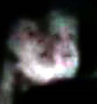 호주 퍼스에서 촬영된 도깨비불의 얼굴