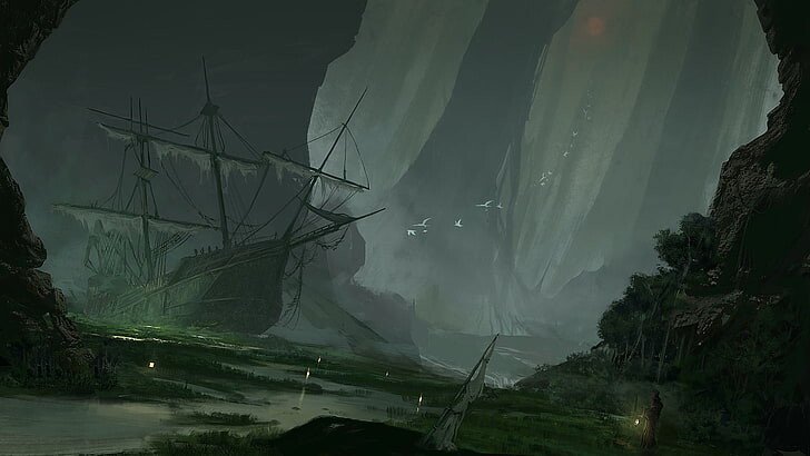 abandoned-artwork-fantasy-art-sailing-ship-wallpaper-preview.jpg 연개소문의 여동생 그리고 당나라 수군 정황 미스테리